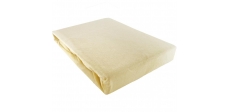 Prześcieradło JERSEY kremowe - 200 x 220