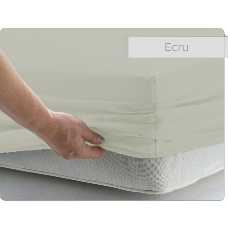 Prześcieradło BAWEŁNIANE ecru - 90 x 200