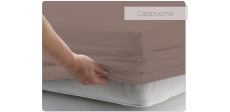 Prześcieradło BAWEŁNIANE cappucino - 90 x 200