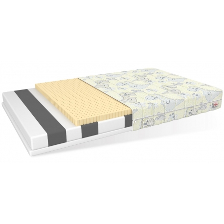 Materac piankowy SMILE dino - 60 x 120