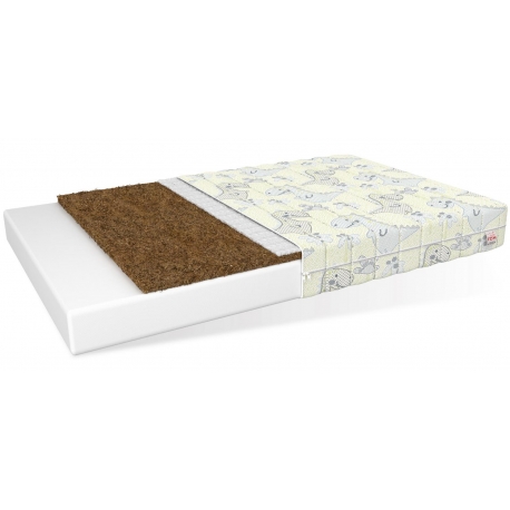 Materac piankowy CALM dino - 80 x 190